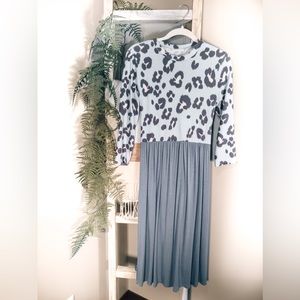 Robin’s Egg leopard print dress